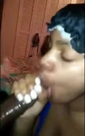 Black Amateur Babes Sucking BBC Like Pros