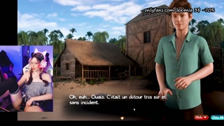 (Part 82) he spies Janet his best friend's mother masturbating in the shower ( porn game lets play F