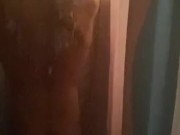 Taking shower without notice how you watched me