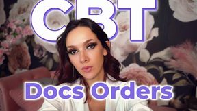 CBT Doc’s Orders — Prescribed Control