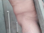 A Lone Abandoned Construction Place Made Me Horny, Masturbating And Moan Together & Begging For Cum