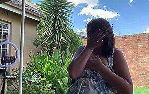 I was sitting outside with my friends and he asked his wife to give me a blowjob