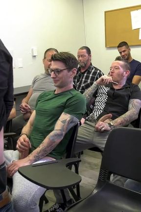 Misty Stone Giving Head to 10 Guys Until They Cum