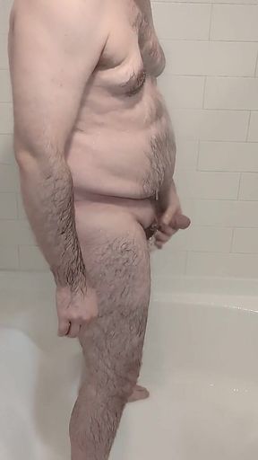 Big, Hairy Dude Jerking off