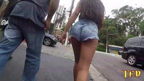 shayenne samara faz a farra antes da gravacao.
