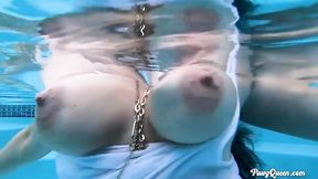 Solo masturbation in close-up angle with a hot brunette Ryan Smiles