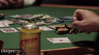 Deeper. Gambler bets his sexy wife in high stake game