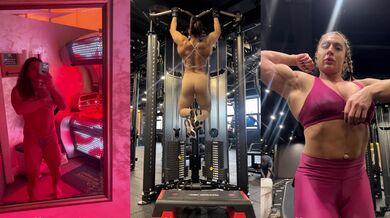 Ninamusclemuse revels in muscular dominance