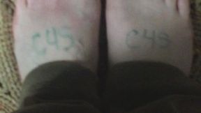 FREEZING FEET SNOW MELTING