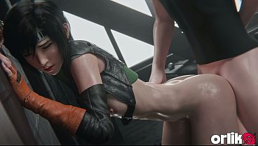 Yuffie (Final Fantasy 7) Tight Pussy &amp_ Big Ass Fuck with Creampie Finish - 3D Hentai Animation