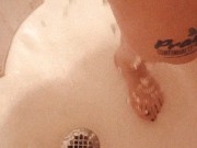 Dildo in the shower Kitten moans for you