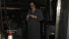 Sneaking Outside for a Naked Smoke