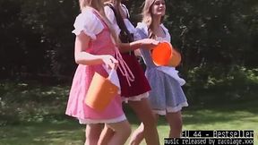 BDSM Femdom Masturbation: Outdoor Sperm Milking With Erotic Music