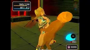 Blonde Beauty Commands Men Goblin in Wild 3D Hentai Fantasy