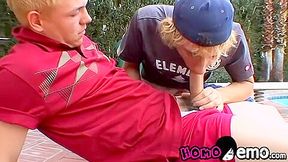 Jeremiah Johnson Casey Wood in Jeremiah Johnson And Casey Wood Outdoor Sex Session - HomoEmo