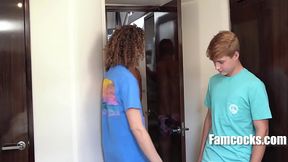 Step Family Threesome In The Boat