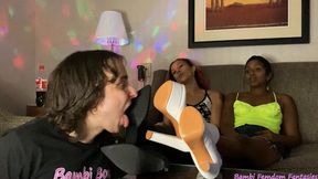 Meiko and Phoenix's Boot Worship Party - wmv