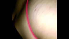 Esposa cojiendo en hilo dental toda LA verga se LA comio