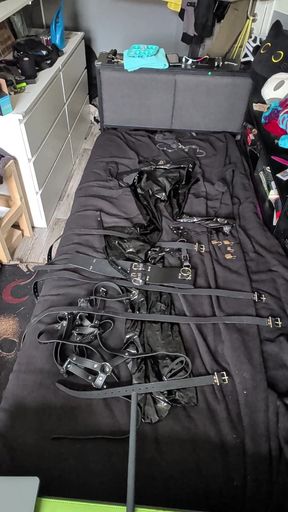 stuck to bed with ice lock
