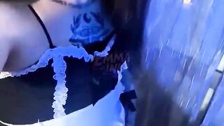 Trans maid bangs her married chief's caboose