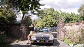 Step-bro gets it from MILF Melissa who disciplines slutty Vanna