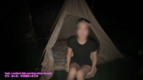 Creampie Sex with My Female Friend While Camping. My First Love Finally Comes True and I Cum Inside Her(#424)
