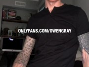 Owen Gray ONLYFANS Compilation Solo Jerk Off BDSM POV Sex Edging