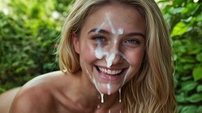 Bubbly Blonde Sophie Gets Her Freckled Face Covered In The Park