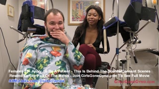 Ebony Cutie Minnie Rose Gets Gyno Exam Captured On Cameras by Doctor Tampa @GirlsGoneGynoCom