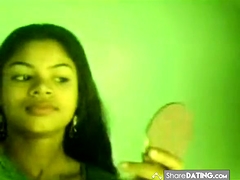 sexy girl showe her tits to bf for video