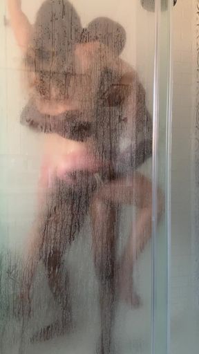 Fucking Hotwife in the Shower