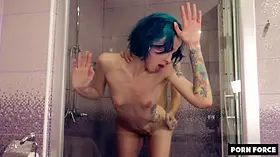 Petite Russian Teen Gets Bent Over In The Shower - Laruna Mave