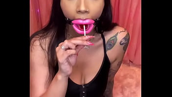 Slut with Oral Fixation Loves Lollipops