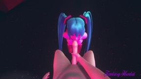 Vocaloid Hentai - Pov Miku Blowjob In A Striptease Club - Hatsune Miku