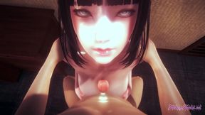 Hinata Gives Naruto a Busty Titjob & Deepthroat Blowjob Before BigDick Fucking