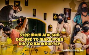 Stepmom and Step Son Decided to Make Porn Due to Bankruptcy