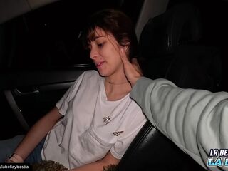 My Stepdad Screws Me Hard in the Car and Cums on My Feet