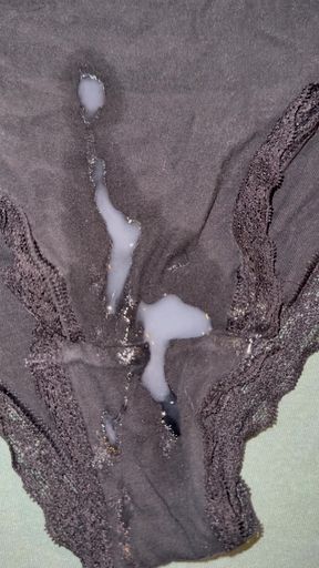 Cum on wife's panties 41