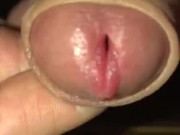 Fans of the Foreskin, here’s a closeup of my uncircumcised cock being jerked off until I Cum
