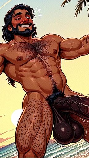 Rock Hard Men Ai Art