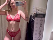 Sexy Hot Petite Girl Try On Haul Transparent Lingerie