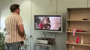 Busty French MILF loves DP threesome before creamy facials