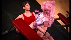 Excited Anime Babe Loses Control as His Massive Dick Rips Through Her Tight Pussy