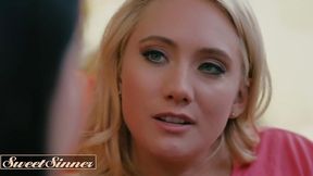 SWEET SINNER - Master Dominates AJ Applegate And Yhivi With Whips &mdash;  Kisses &mdash;  And Intense S&M Action