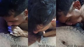 preto com a piroca grande e grossa me sufocou na mamada ate me dar leite na boca