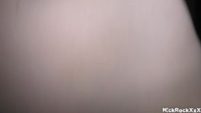 POV Rough Doggy With Petite Pale Babe ! Hair Pulling & Intense Ass Cumshott