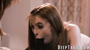 ”COUGAR Lauren Phillips & stepdaughter Madi Collins share Isiah Maxwells huge black cock”