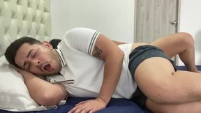 The stepdad confuses his sonny with his wifey and accidentally crams him with jizz!