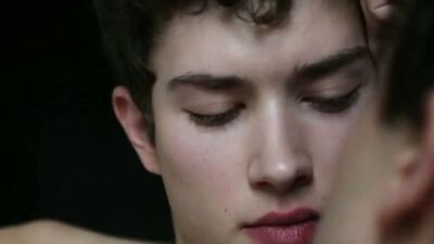 Two cute and skinny twinks fuck balls deep after wet blowjobs