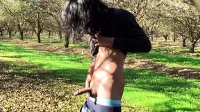 Cute Twink Secretly Masturbates in the Forest